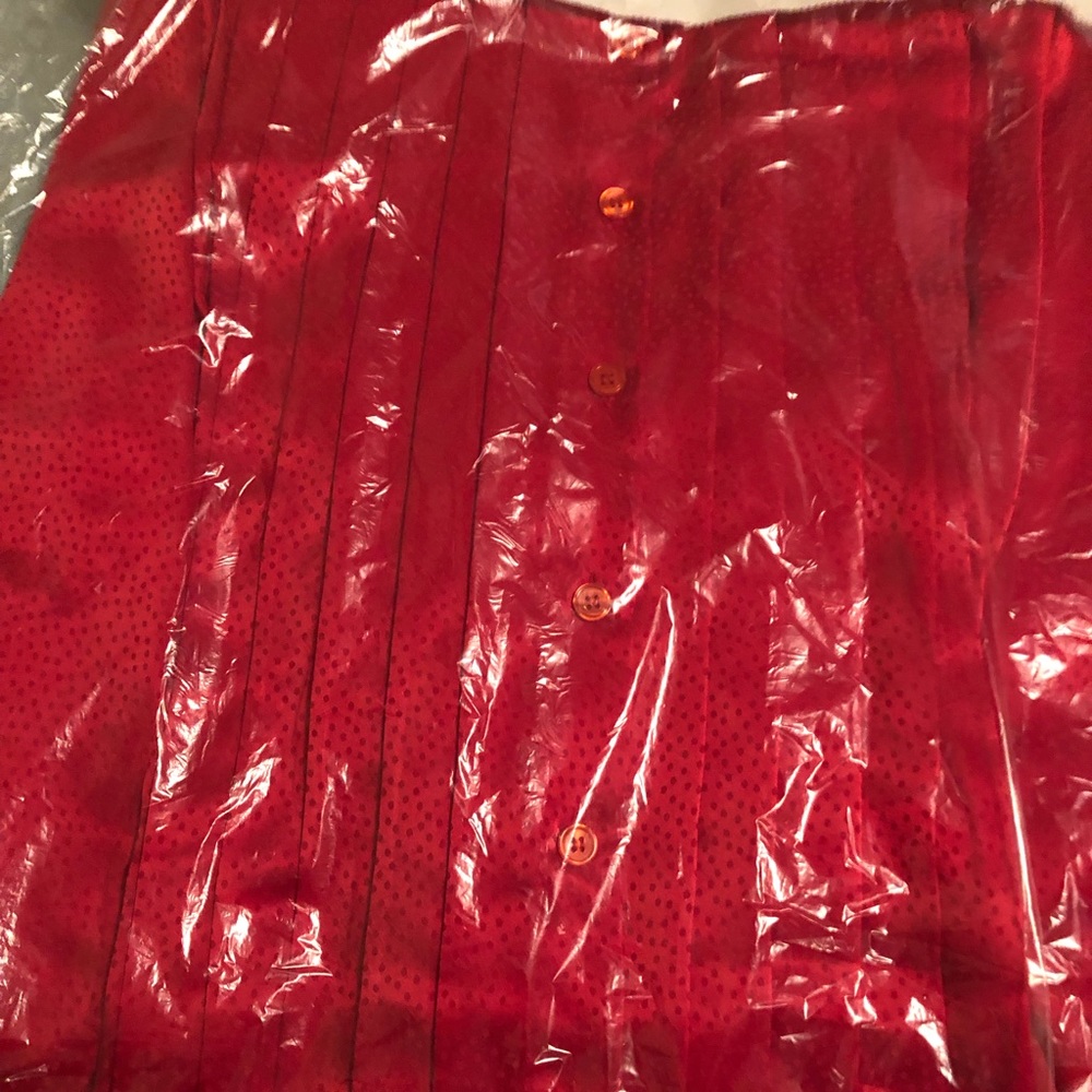 Red blouse